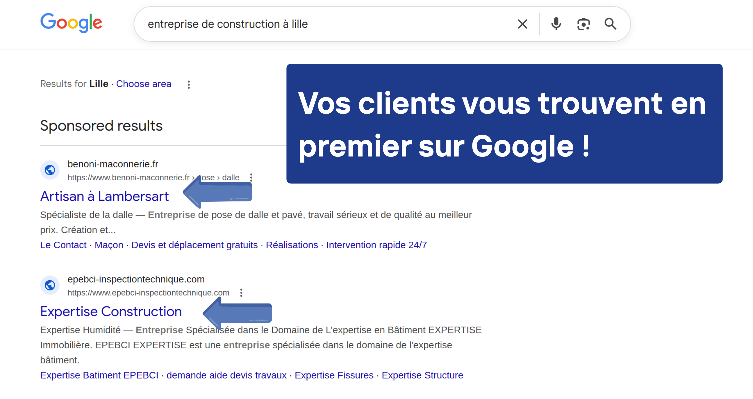 Campagne publicitaire Google Ads