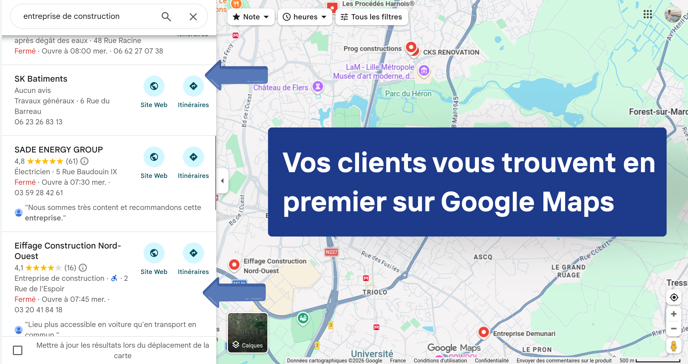 Campagne publicitaire Google Ads