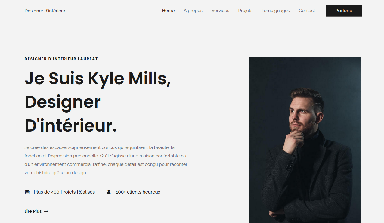 Site web BTP - Services