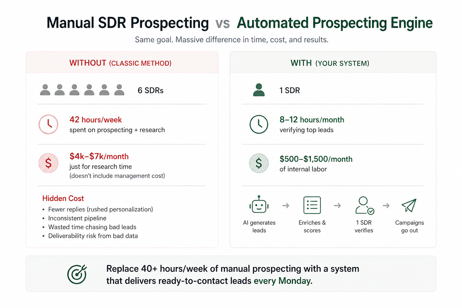 Before and after operations automation